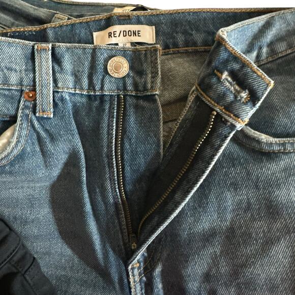 RE/DONE 70's Stove Pipe Straight Leg High Rise Denim Jeans Women's Size 27 NWT - Picture 8 of 10